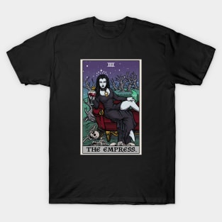 The Empress Tarot Card Terror Tarot Edition Halloween Vampire T-Shirt